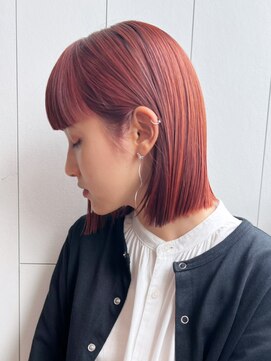 アルバム 銀座(ALBUM GINZA) ピンクヘアーワンレンピンクグレープフルーツ_ba420983