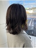 セットが簡単!癖毛風パーマ