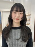 小顔に見える顔まわりのレイヤーカット10代