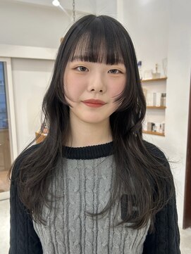 オーリーエトワ 御器所(oorry.etwa) 小顔に見える顔まわりのレイヤーカット10代