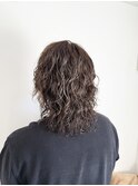 メンズロングスパイラルパーマ