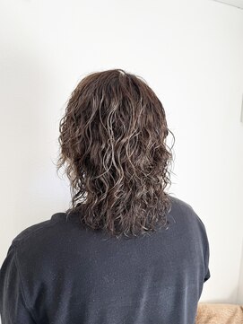 ヘアステーションフラット(HAIR STATION FLAT) メンズロングスパイラルパーマ