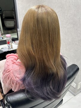 フォルテノエル 静岡鷹匠店(FORTE Noel) 裾グラデーション/デザインカラー/ブリーチカラー