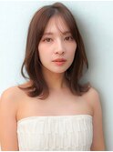 艶感美髪モテ髪サイドバング愛されくせ毛風カール大人可愛い