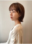 レイヤーボブ/ミニボブ/ショートボブ/顔周り/銀座