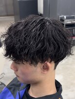 エデアンルクラ 下通(EDEAN Leclat)&nbsp;熊本 シャドウパーマ 韓国風 マッシュ MEN'S HAIR