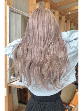 ラグーン(LAGOON) ホワイトミルクティーベージュ/バレイヤージュ/ケアブリーチ