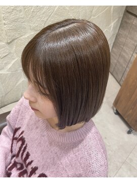 ヴァネッサ VANESSA オリーブベージュ×ボブ×吉川沙知