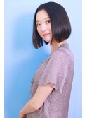 切りっぱなしボブ