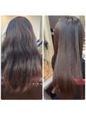 【稲毛】髪質改善縮毛矯正　before &after