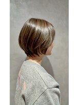 ビス ヘア アンド ビューティー 西新井店(Vis Hair＆Beauty)&nbsp;20代30代40代ハイライト透け感ブリーチロブヘアーアッシュ