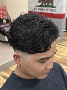 スウェル 千葉店(Swell) スキンフェードオールバックパーマ