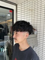 スウェル 船橋店(Swell) MEN’S HAIR/サーフカール/刈り上げセンターパート/船橋