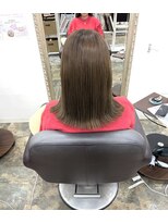 ムエベ(MUEBE)&nbsp;赤みを抑えて艶が続く。オリーブカラー×集中トリートメント