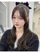 サンドレオ 新宿店(sand Leo)&nbsp;ミディアムレイヤーカット/髪質改善/韓国/前髪/新宿/ブリーチ