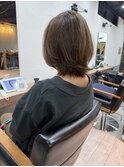 ハイライト×外ハネスタイル