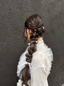 ルナクレセント (Luna crescent)の写真/大切な日のヘアセットに♪アクセ付きクーポンで華やかさプラス◎GWのお出かけにもおすすめ￥3500～★