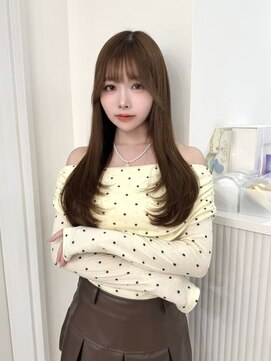 レミエ ダイカンヤマ(lemiie) ワンカールレイヤー★ロングヘア★レイヤーカット