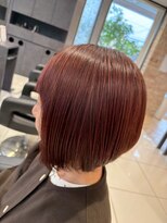 アース 南福島店(HAIR&MAKE EARTH) ショートボブ×pinkbeige
