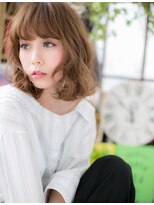 カバーヘア ブリス 大宮西口(COVER HAIR bliss)&nbsp;プードルボブくせ毛風ココアブラウン小顔ボブ―パーマ大宮!