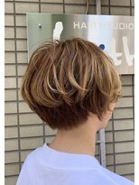 ヘアー スタジオ ウィズ(HAIR STUDIO With) ブリーチハイライトボブ