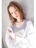 前下がりボブ/モテ髪カタログ/小顔に見せるヘア/前髪カット