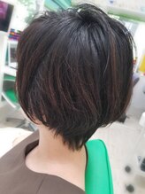 ヘアーラボソウエン(souen) くせ毛を生かしたショートスタイル