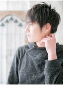 イケメン☆ニュアンスカラー束感涼しげヘアL