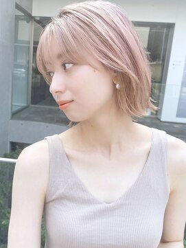 コクーン(Cocoon) ブロンドくびれbob☆#イメチェン#モード#ダークアッシュ