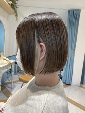 ロンド ストラーダ 心斎橋(Lond strada) シルキーベージュ×グレージュカラー【髪質改善/縮毛矯正】