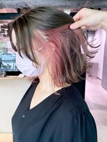 アイティー バイ アルバム 中野店(IT by ALBUM)&nbsp;インナーピンク_セクションカラーペールベージュ_ba407401