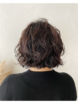 グラムヘアデザイン(g. hair design) 《 ボブに動きをニュアンスパーマ* 》