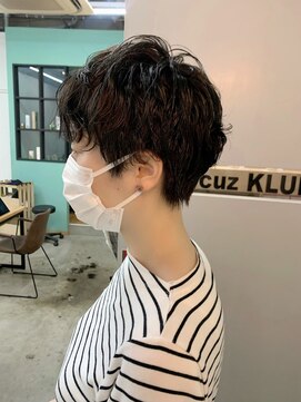 キューズ クラブ(cuz KLUB) 【cuzKLUB】カジュアルショート×パーマ＊池袋
