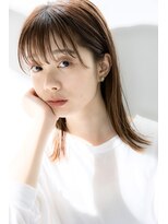 リノナ(Linona)&nbsp;★小顔効果カット インナーカラー グレーベージュ 髪質改善 韓国