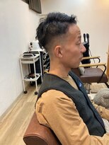 グランバイ アトリエドングリ(Grand × AtlierDonguri) お客様髪質改善データ1128(おでこをキレイに見せる)