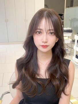 コア 表参道(COA) レイヤーカット/ウエットヘア/オリーブベージュ/表参道/表参道駅