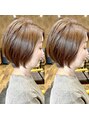 シャインヘアフラッペ 新百合ヶ丘2号店(Shine hair frappe) #丸みショート