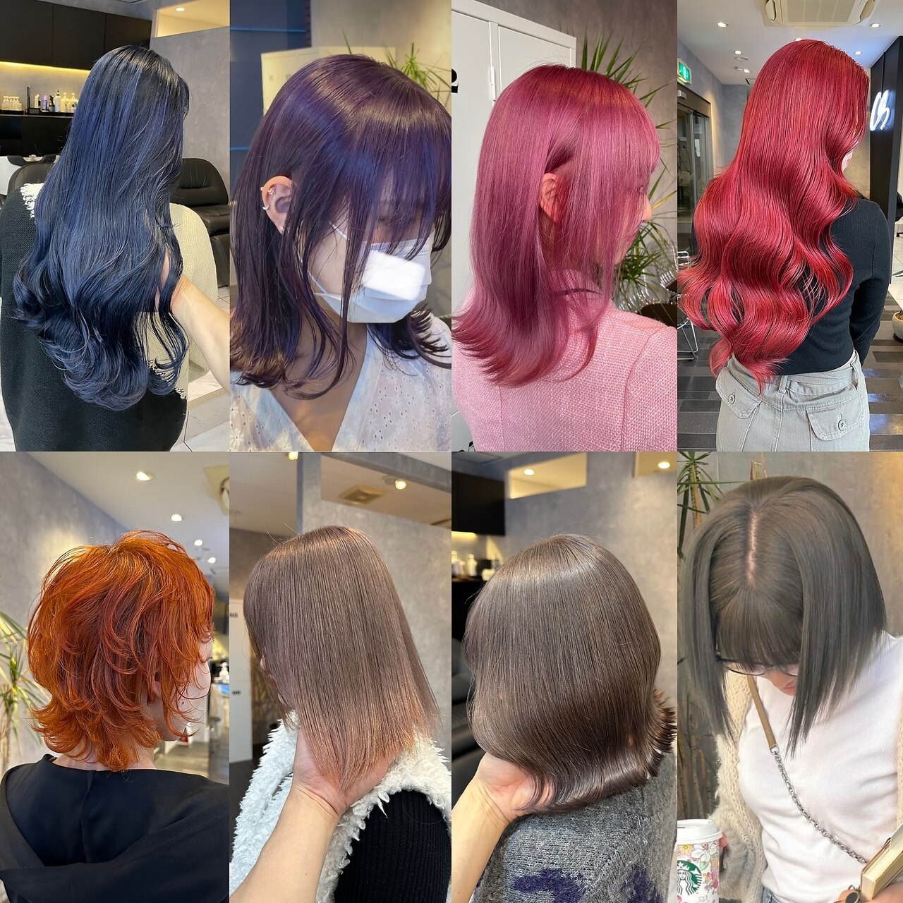 ダブルカラー(ブリーチ1回+フルカラー)￥12000