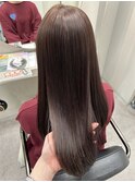 ブリーチ無しのラベンダーベージュ