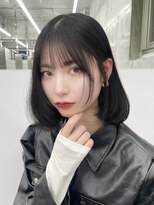 エヌアイ オモテサンドウ(ni omotesando)&nbsp;韓国ブルーブラック/タンバルモリ/うるツヤ黒髪　上野