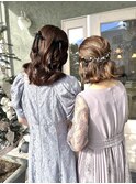 お友達とご一緒に♪お呼ばれヘアアレンジ♪