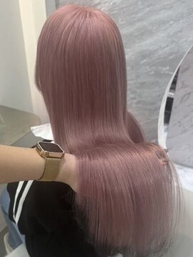 エス(Ess) 美髪/ワイドバング/ホワイトブロンド[髪質改善/ヘアセット/大宮]