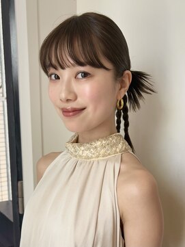 ローネス(LONESS) ヘアセット/ヘアアレンジ/ブラウンベージュ/カチモリヘア