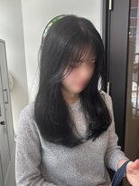 マーシュ 梅田(marshu)&nbsp;レイヤーカット × ブルーグレー°○