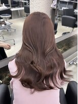 ペレ 栄 アネックス(PELE栄ANNEX) 韓国 くびれロング レイヤー ワンホンヘア 小顔前髪