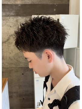 メンズギフト(men's GIFT) スパイキーショートマッシュツーブロック刈り上げ