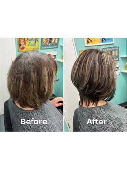 【半個室あり／すすきの】白髪を美しくカバー！あなたの魅力を引き出すグレイカラーサロンです♪