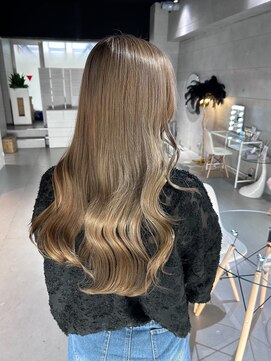 プロミルサロンギンザ(Promille salon GINZA) ケアブリーチ+カラー+4STEPトリートメント