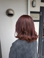 ルレーヴ 呉服町(Le reve)&nbsp;ピンクカラーボブ［静岡/静岡駅/髪質改善/縮毛矯正/メンズ]