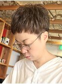 ツーブロックショート